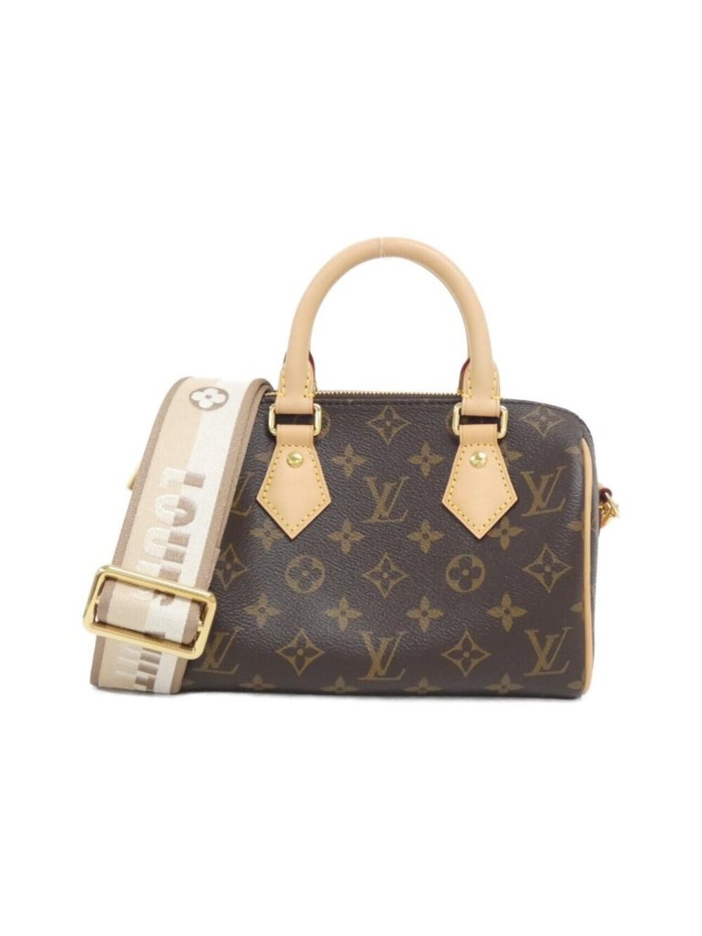 Louis Vuitton Monogram Speedy Bandouliere 20 Boston Bag